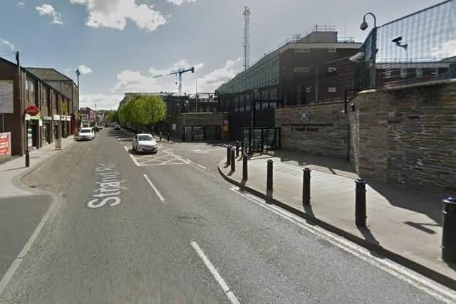 Strand Road police station.