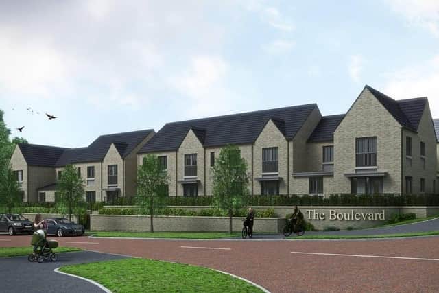 An image of The Boulevard at ‘The Cashel’ on the H2 lands.
