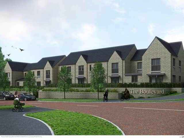 An image of The Boulevard at ‘The Cashel’ on the H2 lands.