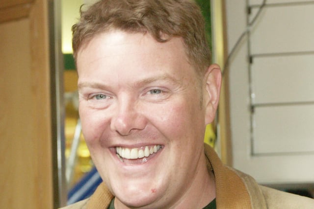 Dominic Brunt, 'Paddy Kirk' in Emmerdale, visits Creggan 2004. (Hugh Gallagher)