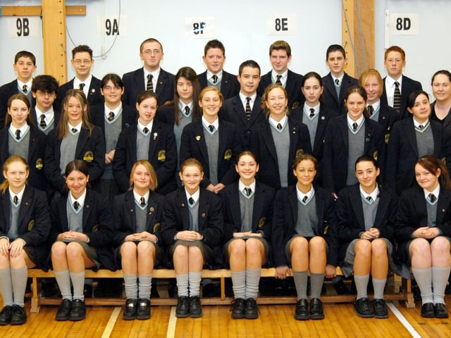 Derry and Donegal secondary school pupils in October 2003