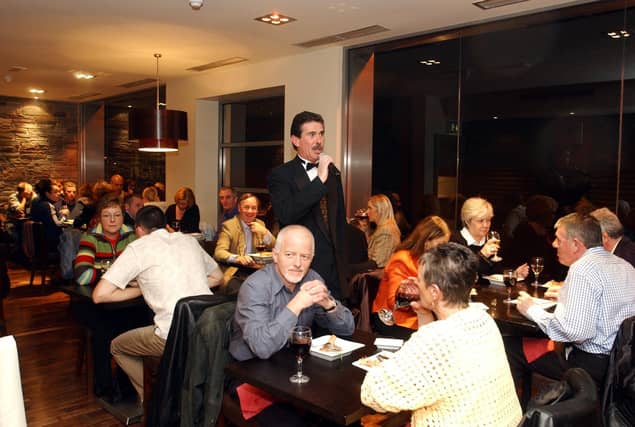 Customers dining out of an evening at Danano's restaurant in Derry 20 years ago back in October 2004.