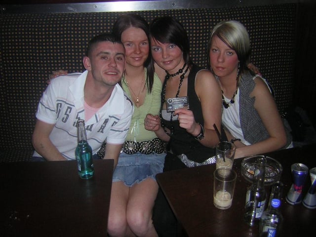 Locals having a good time at Derry's nightlife spots back in November 2005.