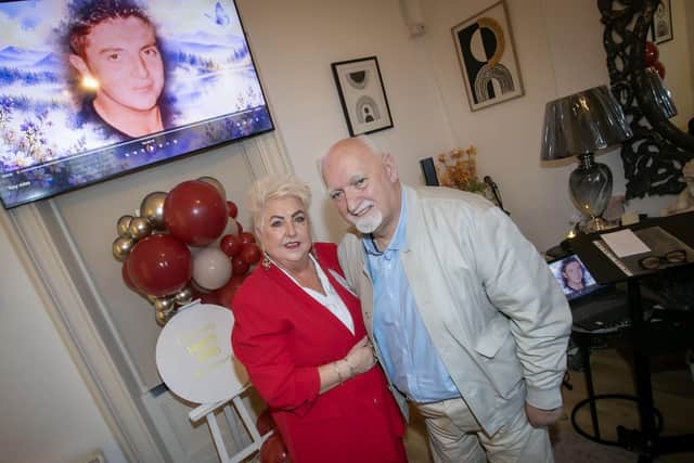 Hurt Founder Sadie O'Reilly pictured with Dessie Kyle, Centre Manager during Thursday's 25th Anniversary of the charity.. (Photos: Jim McCafferty Photography)