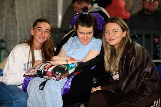 Smiling for the camera at the FestivALL Showcase event held in Foyle Arena. (Photo - Tom Heaney, nwpresspics)