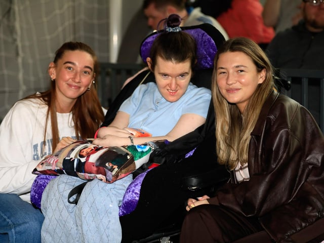 Smiling for the camera at the FestivALL Showcase event held in Foyle Arena. (Photo - Tom Heaney, nwpresspics)