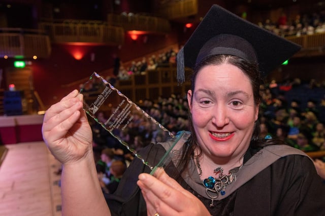 The Lucia O’Kane Award for Excellent Commitment and Participation on Access Health & Welfare Full-Time was presented to Roseanne Lynch Coyle at NWRC’s Higher Education Graduation Ceremony. 