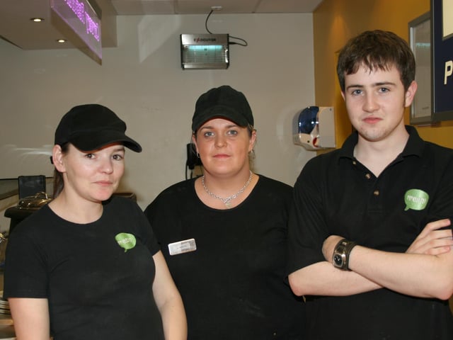 Tanya Crawford, Roisin Hunter and Gavin Barr. : .