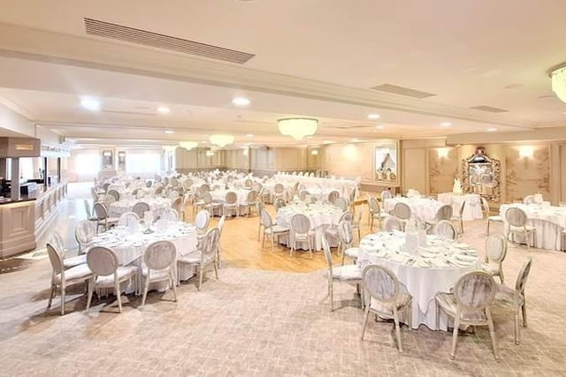 The stunning wedding room.