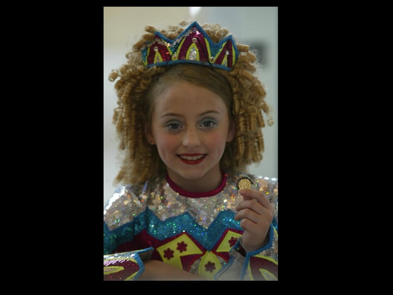 Megan Ryan of the McConomy school of dance who came first in the horn pipe 8 - 10 years. (2504JB77)