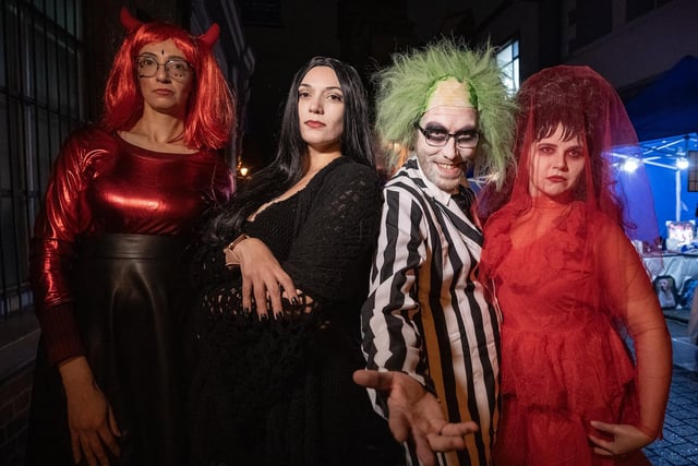 The Derry Halloween festivities got off to a spectacular start on Monday night with the city centre and surrounding areas thronged with locals and visitors soaking up the unique atmosphere.