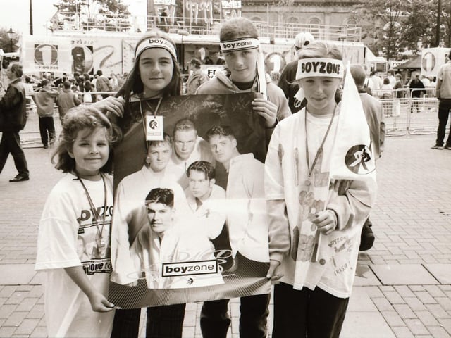The Boyzone Roadshow in Derry back in July 1995