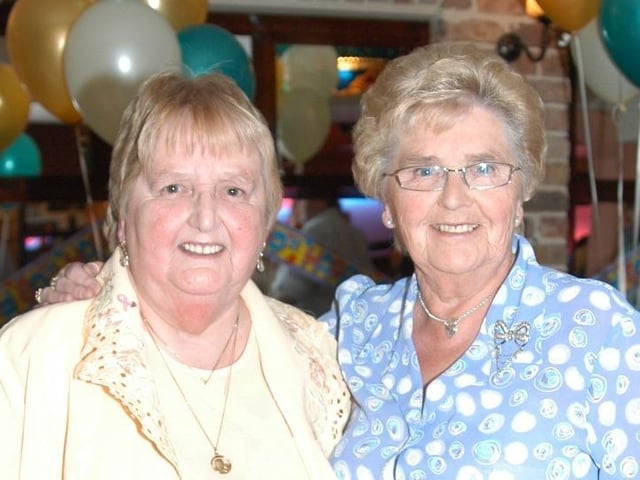 May Donnelly celebrating with friends and family.