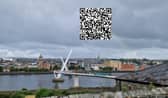 Scan the QR code printed here to take part.