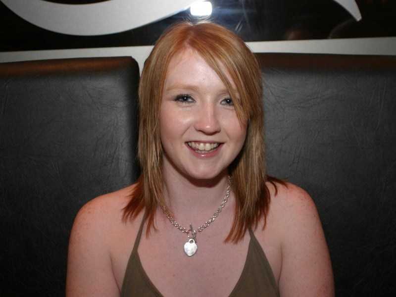 Catherine Callaghan gives the camera  a smile:Derry parties from November 2003