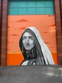 New art on Quayside Shopping Centre in Derry