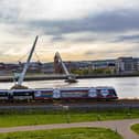 A train leaving Derry.