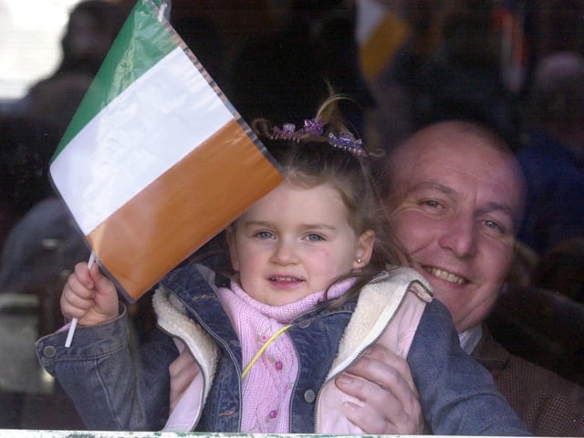 Buncrana St Patrick's Day in 2003:.