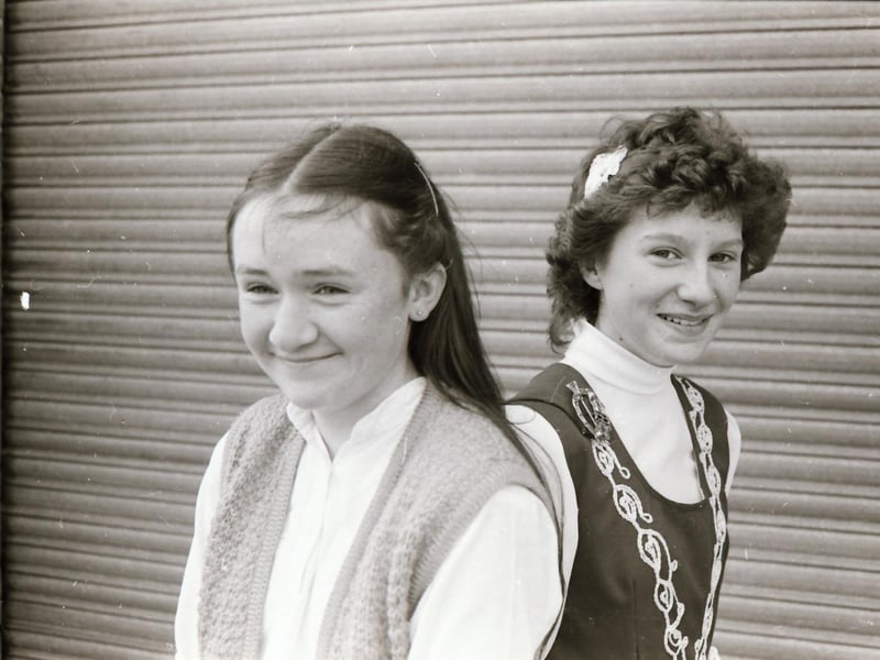 Winners and participants at Feis Dhoire Cholmcille back in 1984.
