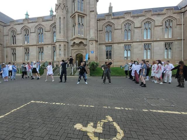 Ulster University flash mob
