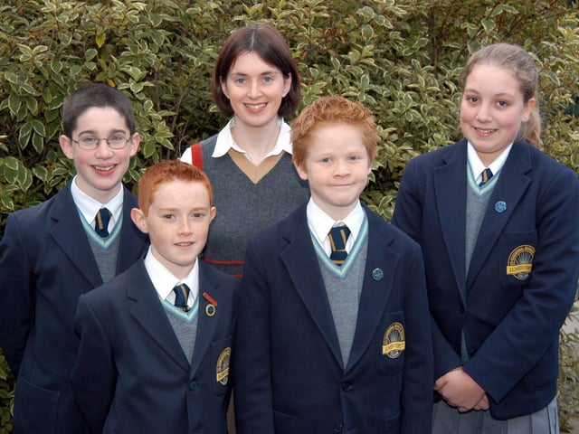 Derry and Donegal secondary school pupils in October 2003