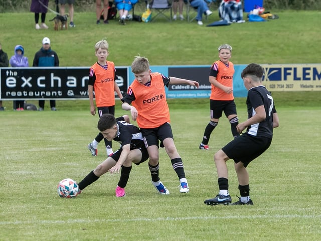 Foyle Cup action from the u-11 Glenavon v. Letterkenny Rovers game at City of Derry Rugby Club on Tuesday morning. (Photos: Jim McCafferty Photography)