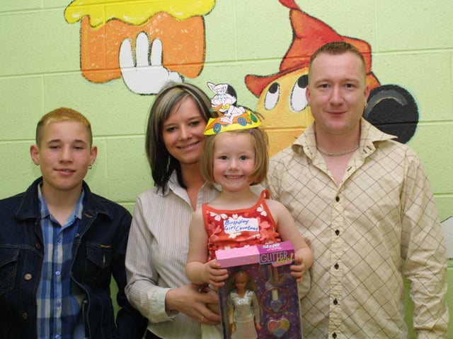 Courtney Campbell's 4th birthday at the Fun Factory.
