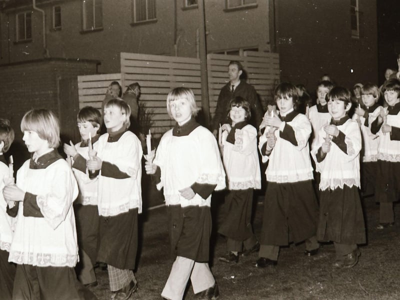 Over 1,500 people taking part in a candlelit procession in Shantallow to mark the Feast of Our Lady of Lourdes.