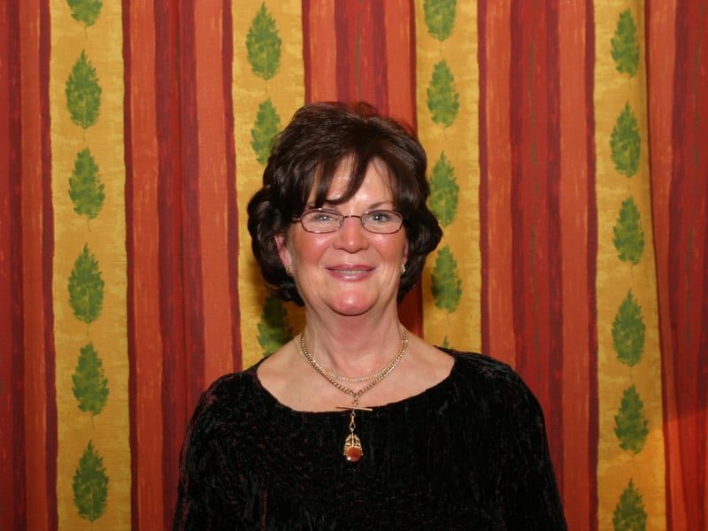 Celebrations back in 2004: Annie Courtney