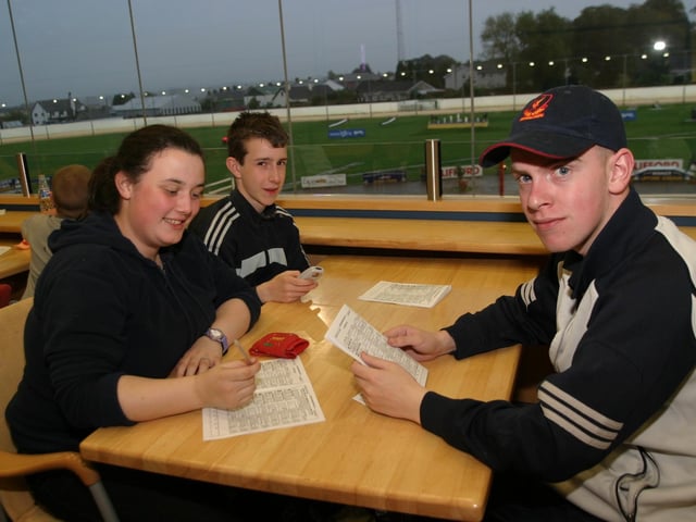 Enjoying the Lifford Races in the late summer of 2004.