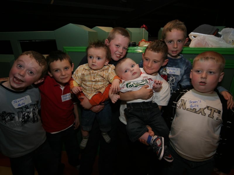 Jason Wylie celebrating his birthday with friends and family.