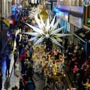 The colourful Derry Christmas procession passes through the city centre on Sunday evening last. Photo: George Sweeney. DER2248GS - 06