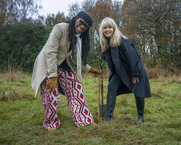 Nile Rodgers and Nancy Hunt. Credit Charles Sainsbury-Plaice.