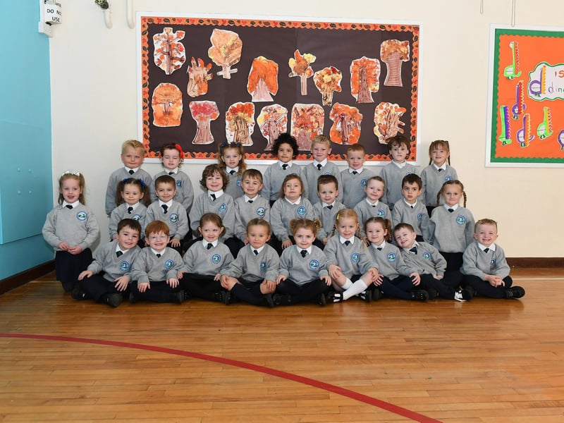 Mrs Hegarty’s P1 class at Sacred Heart Primary School.