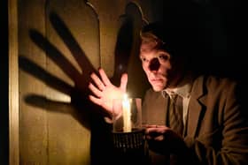 Mark Hawkins is superb as 'The Actor' in Susan Hill's 'The Woman in Black' at the Millennium Forum this week.