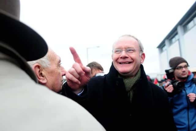 The late Martin McGuinness