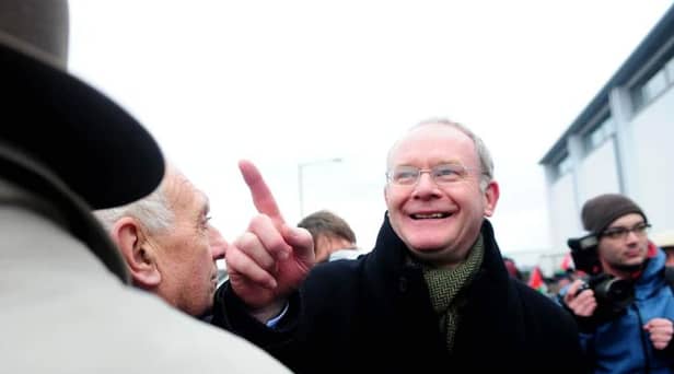 The late Martin McGuinness
