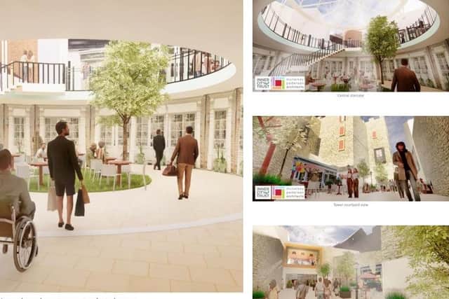 The plans include enhancements to the Tower façade and entrance and new connectivity from the museum into the Craft Village​ with a new courtyard space created and shopping arcade beneath the Craft Village with central staircase with a bespoke glass canopy.