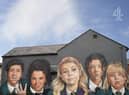 The Derry Girls mural.
