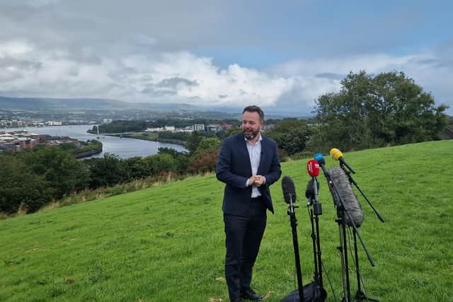 Colum Eastwood steps down as SDLP leader.