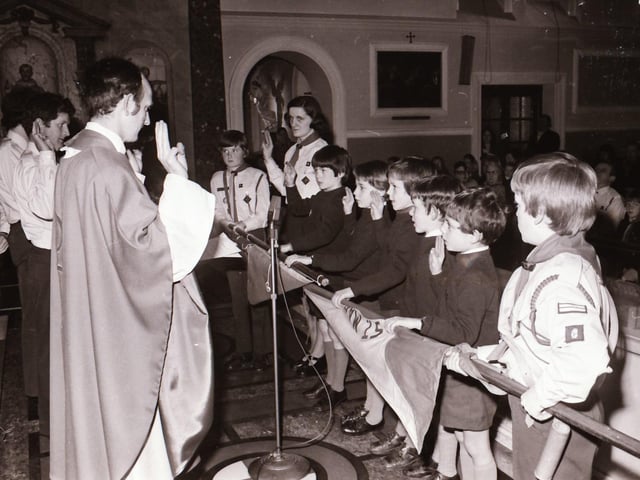 Buncrana Scouts and Cubs Investiture.