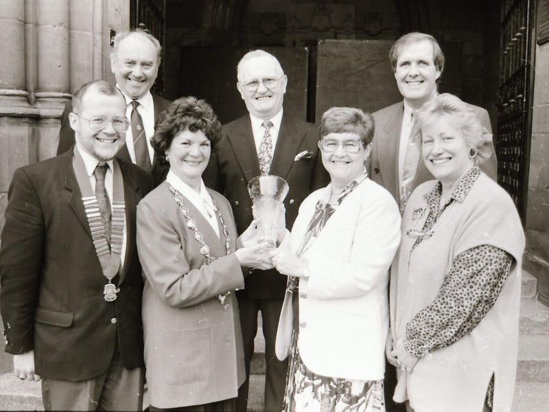 Mayor Annie Courtney's presentations back in April 1994.