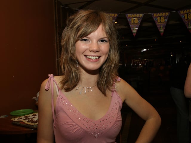 Lisa Orr's 18th birthday party.