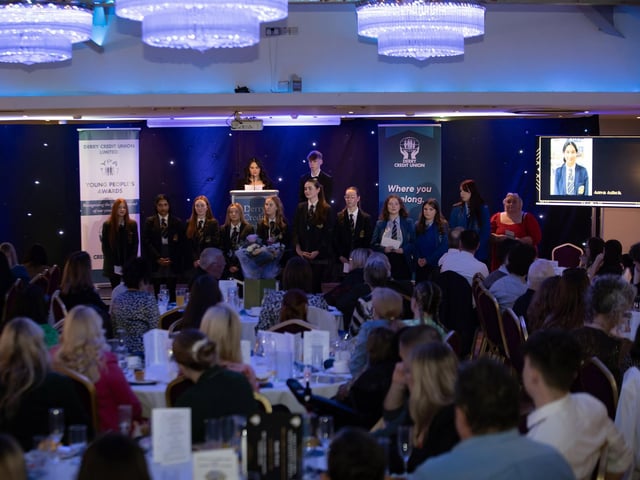 Nominees awaiting the announcement of the winner at the annual prestigious Derry Credit Union's Young People's Awards 2025 at the Watefoot Hotel on Monday evening. (Photos: Jim McCafferty Photography)