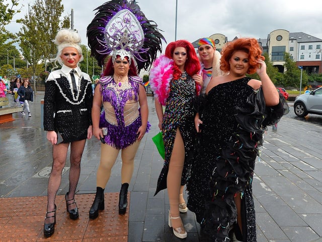 Revellers at the 2024 Foyle Pride Parade. Photo: George Sweeney
