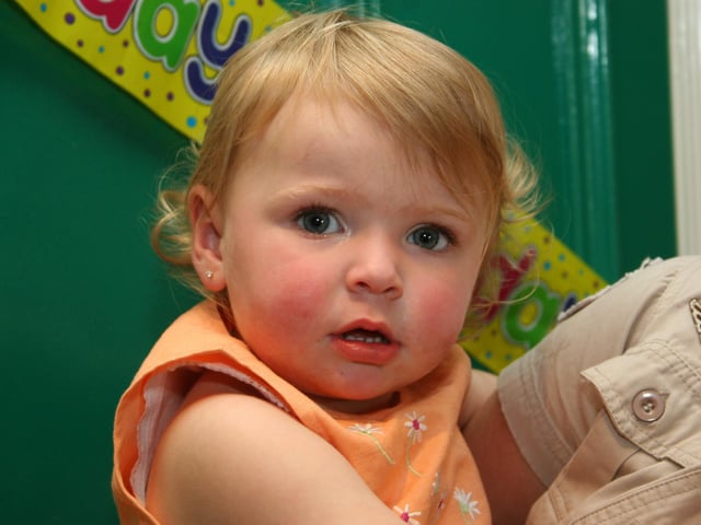 Parties and celebrations in April 2005: Zoe Harrigan.