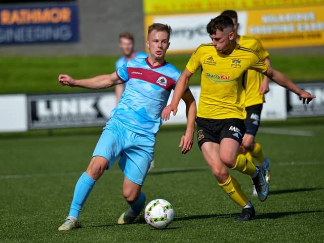 Institute’s Andrew Whiteside is struggling with a back problem ahead of the Loughgall game.