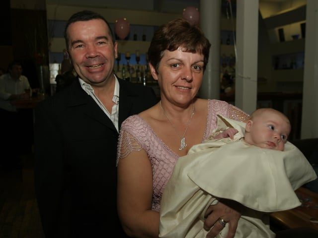 Teigan McMonagle's baptism.