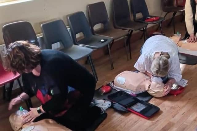 Training at Muff CFR.