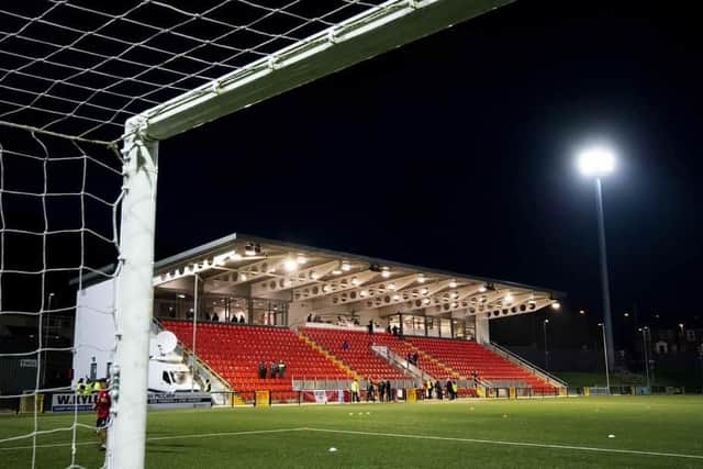 Sports minister Gordon Lyons has been asked to include Derry City FC’s £2m investment in a new North Terrace at the Brandywell as part of match-funding expected to be provided by successful applicants to the £36.2 million sub-regional stadia funding programme